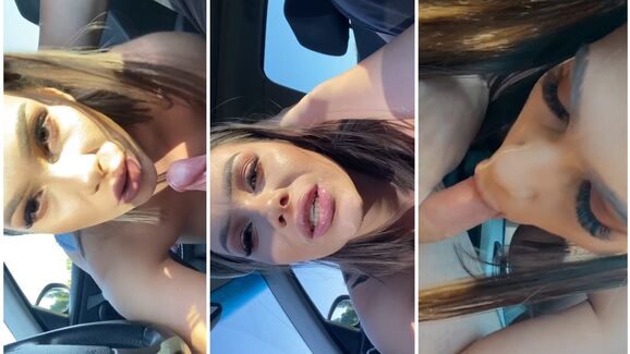 Diana Onisor Car Blowjob Facial Leaked