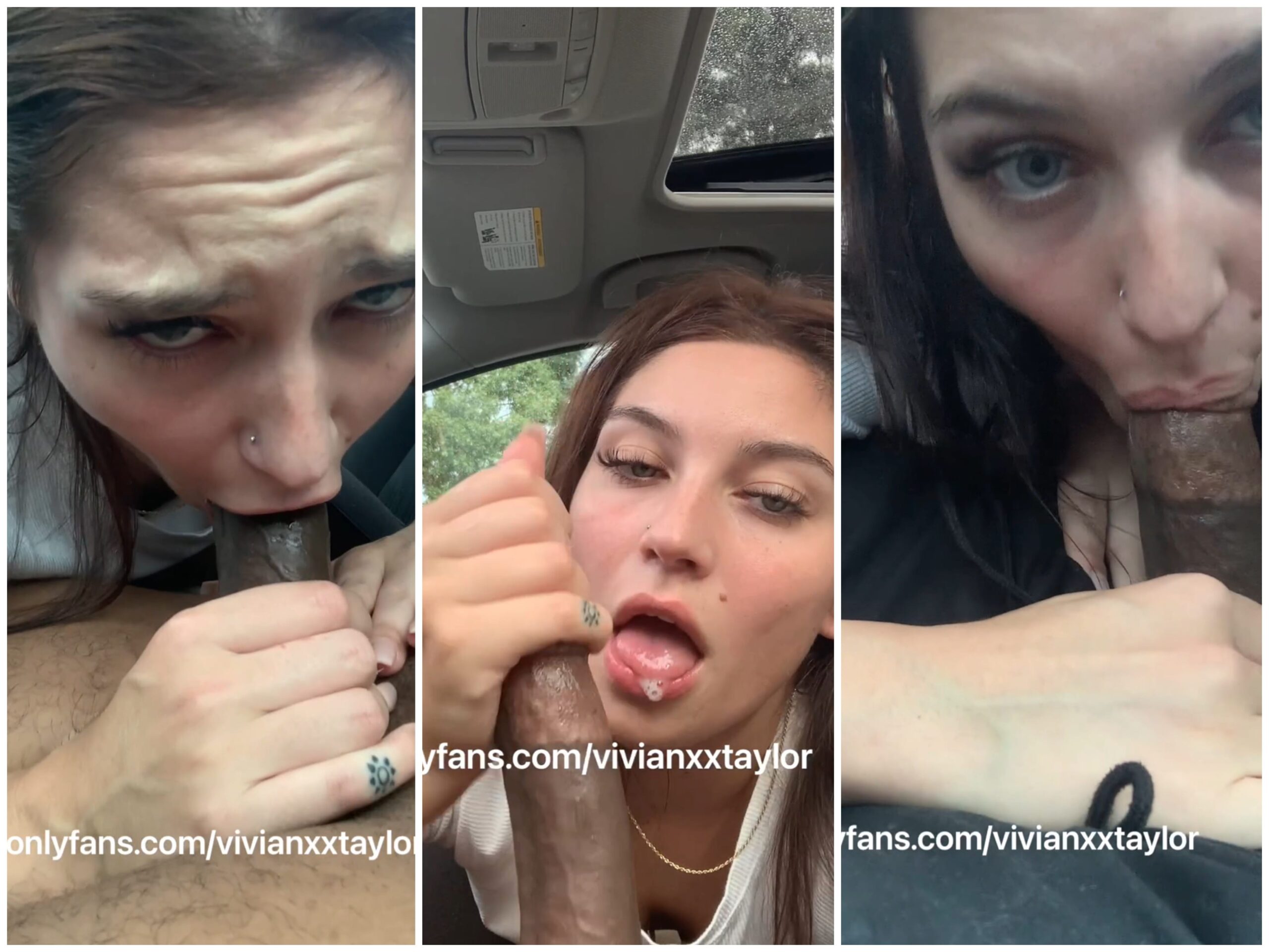 Vivian Taylor BBC Car Blowjob Leaked