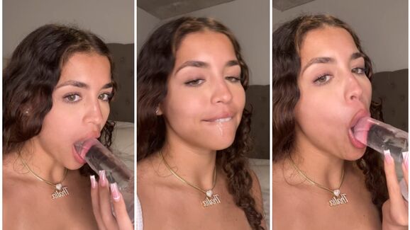 Thalia Matos Glass Dildo Blowjob Leaked