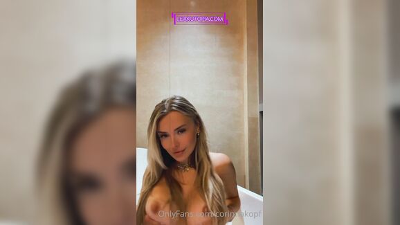 Corinna Kopf Shaking Tits in Bathtub Leaked