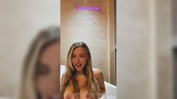 Corinna Kopf Shaking Tits in Bathtub Leaked