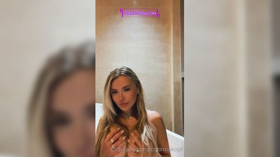 Corinna Kopf Shaking Tits in Bathtub Leaked