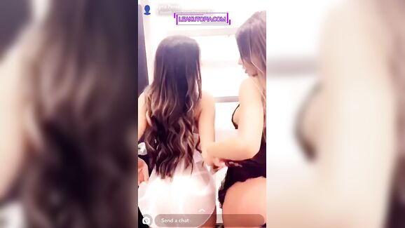 Lyna Perez Gets Freaky in Dressing Room With Her Friend Leaked