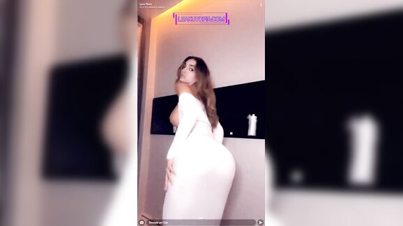 Lyna Perez Big Tits Hanging Out of Dress Leaked