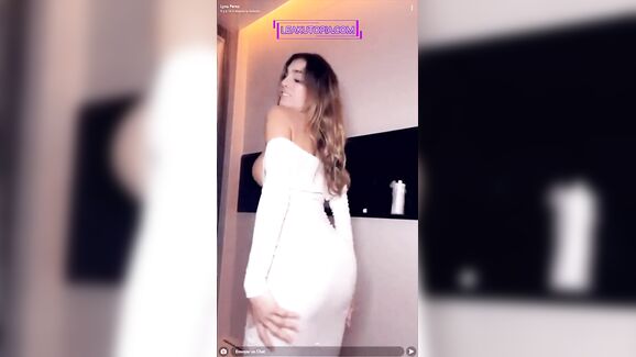 Lyna Perez Big Tits Hanging Out of Dress Leaked