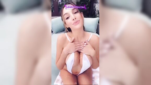 Lyna Perez Shows Off & Strips in Revealing Outfit Leaked