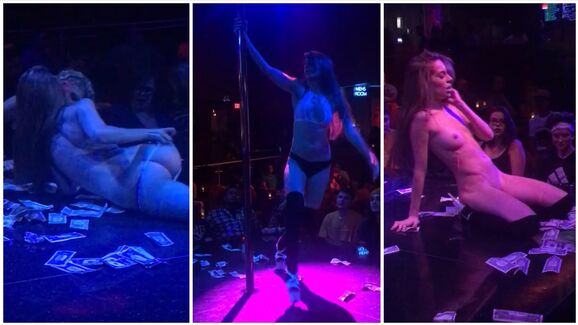 Kimmy Granger Naked Stripper in the Club Leaked