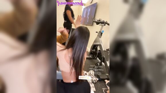 Abarbie55 In The Gym With Her Friend Leaked