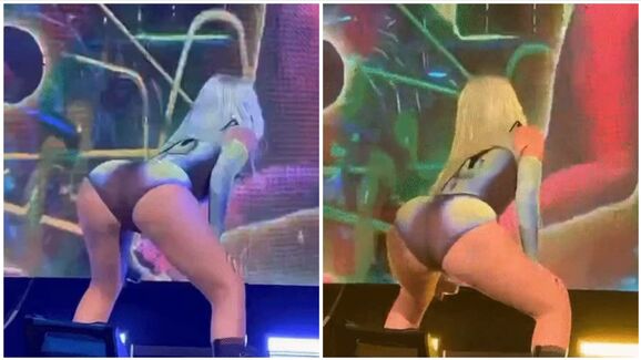 Iggy Azalea Twerking On Stage Leaked