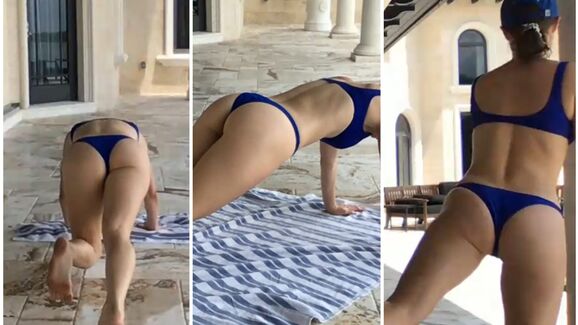 Amanda Cerny Outdoor Beach Workout Leaked