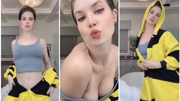 Amanda Cerny Striptease Nip Slip Leaked