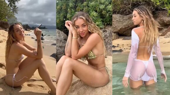 Charly Jordan Beachside Videoshoot Leaked