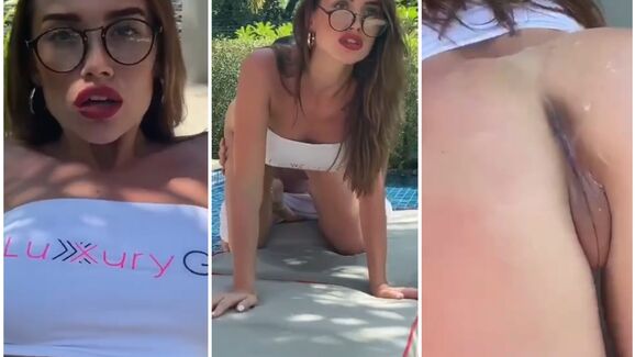 Luxury Girl Poolside Suck & Fuck Leaked