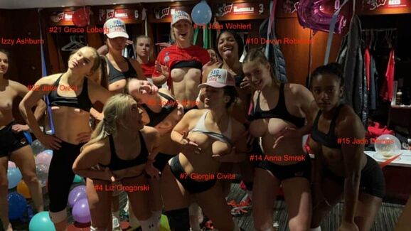 Wisconsin Volleyball Team Leaks Compilation