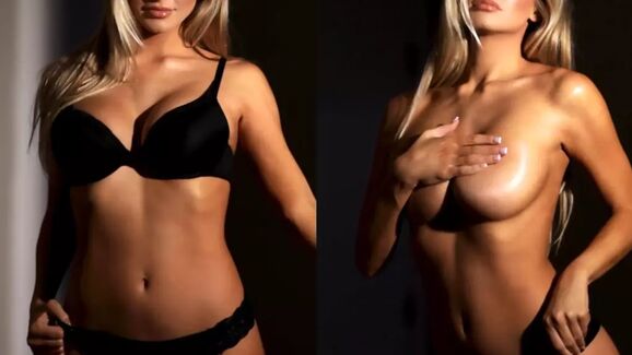 Hannah Palmer Black Lingerie Shoot Leaked