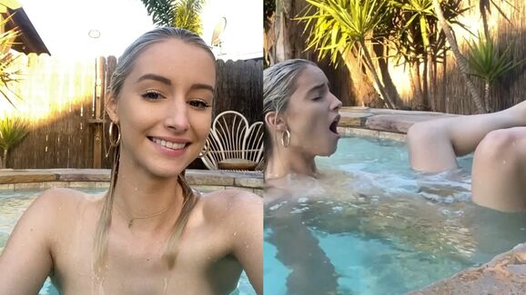 DilfEnergy Pool Water Jet Masturbation Leaked