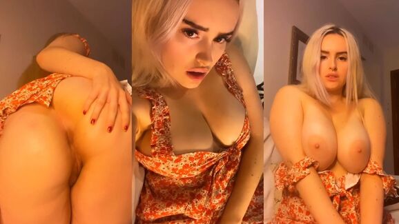 LeaStaysPeachy Sundress Titties Leaked