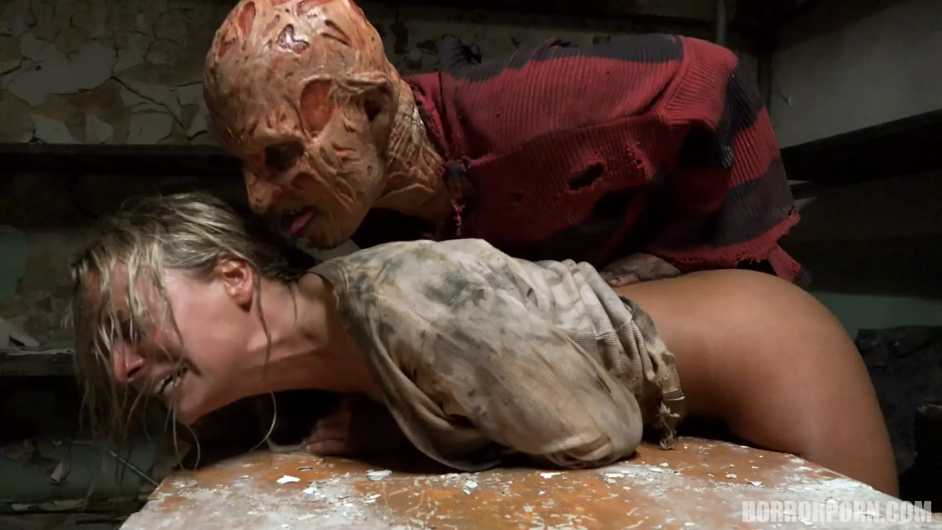 HorrorPorn Freddy Krueger Blonde Prison Leaked