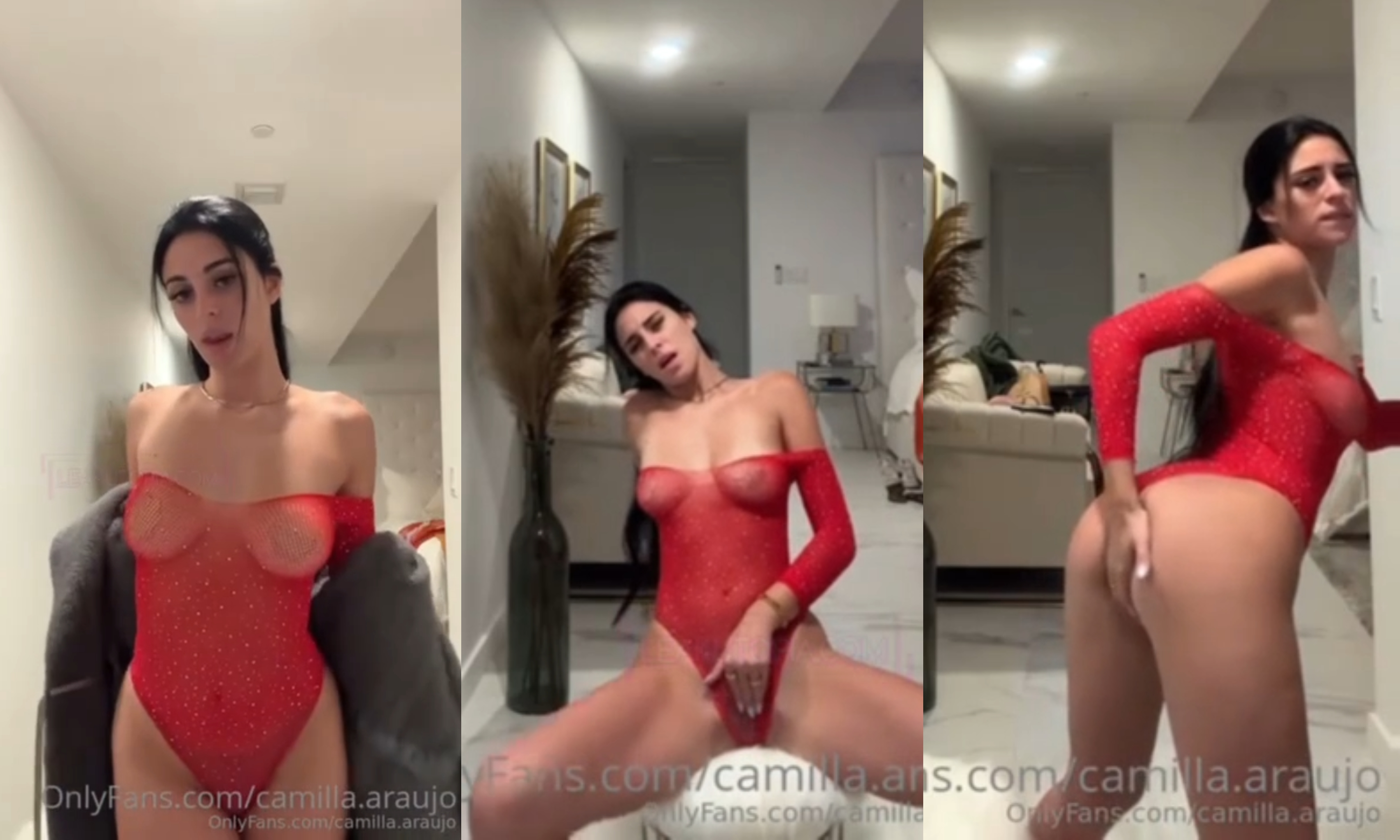 Camilla Araujo Red Bodysuit Video Leaked