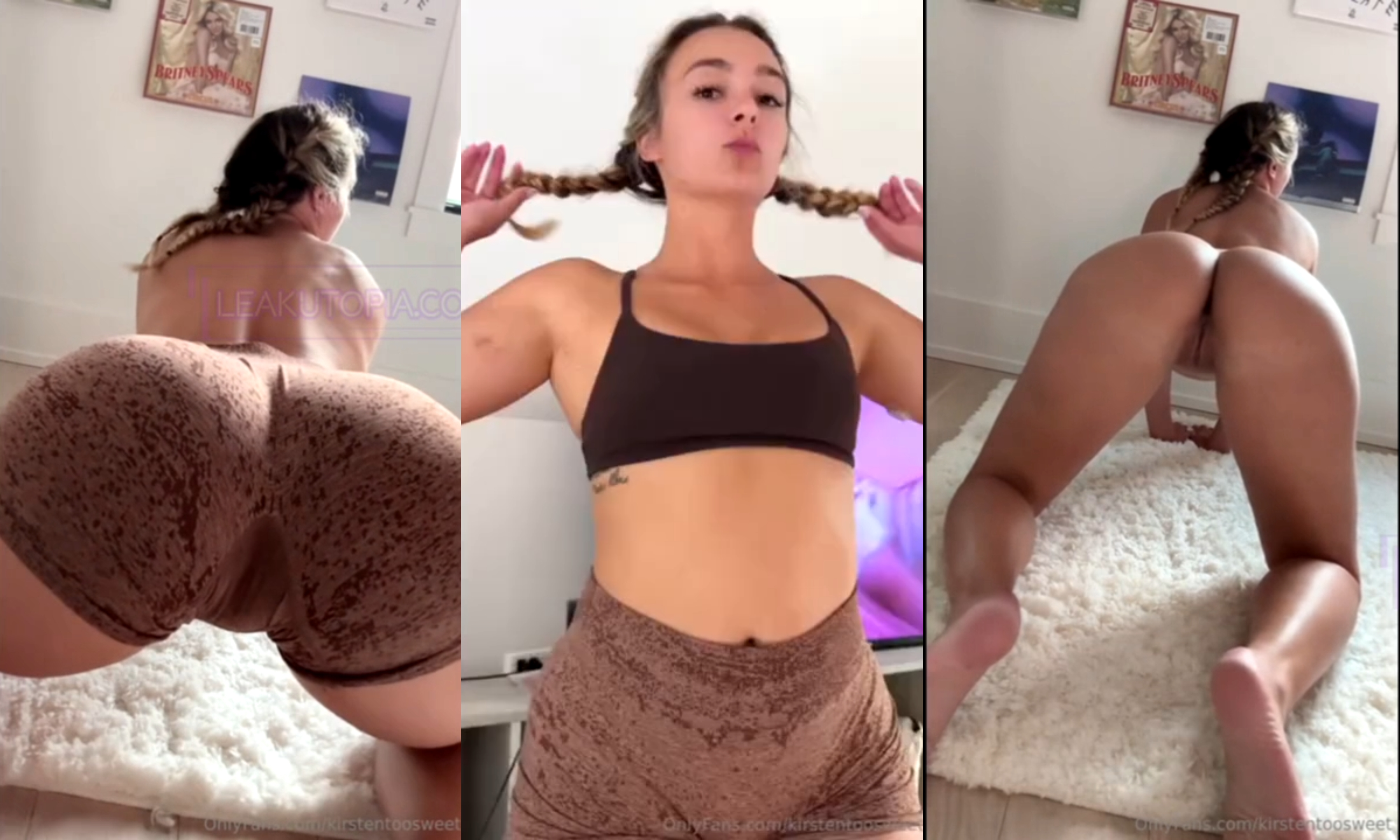 Kirstentoosweet Gym Fit Striptease Leaked