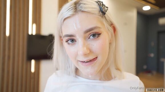 Eva Elfie BG Cum On Face Sextape Leaked