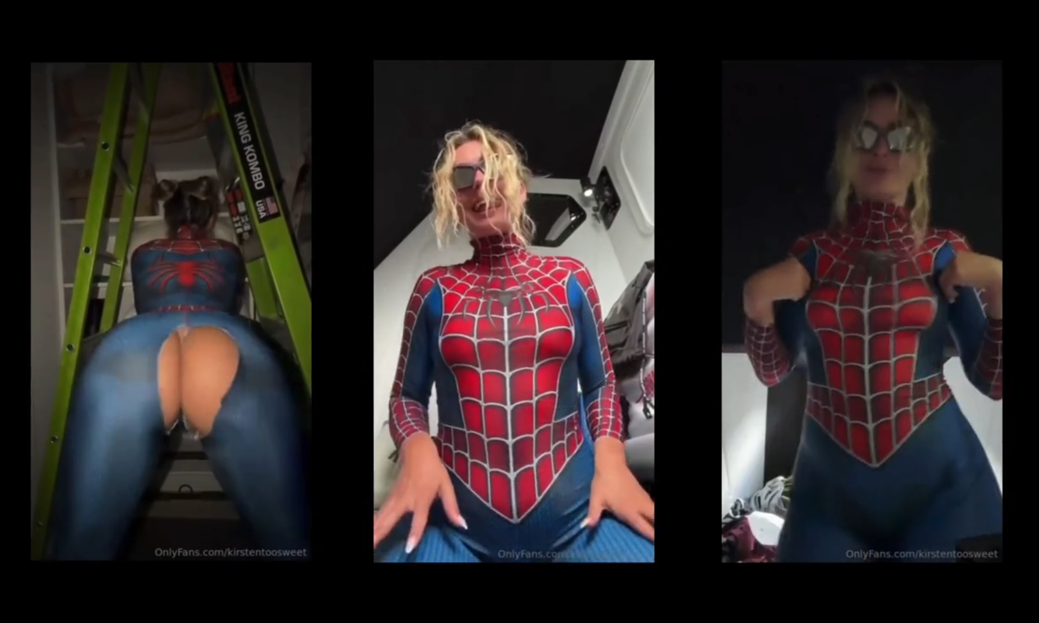 Kirstentoosweet Spider Girl Striptease Leaked